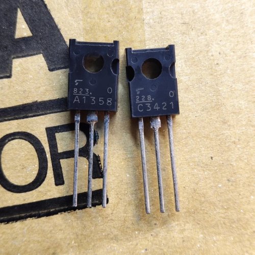 5 Pasang Transistor Asli 2SC3421 2SA1358 TO-126F