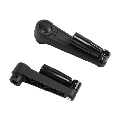 2x Poignée de manivelle en nylon lisse pour perceuse, fraiseuse, machine de remplissage de liquides, cric de remorque de bateau