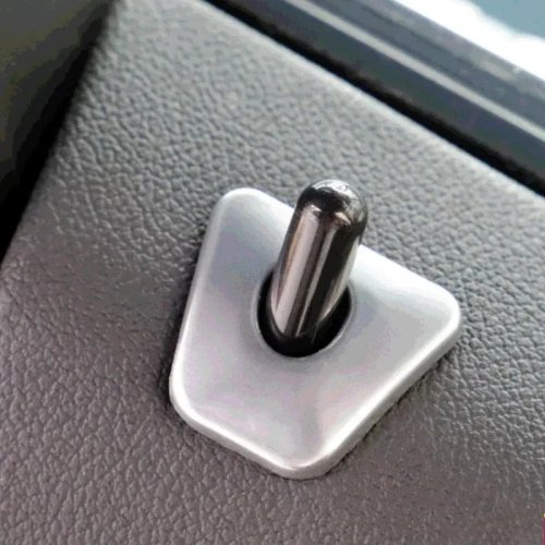 BMW Série 5 G30 2018-2023 ABS Carbone Couvercle de goupille de serrure de porte Garniture Intérieur Accessoires Auto