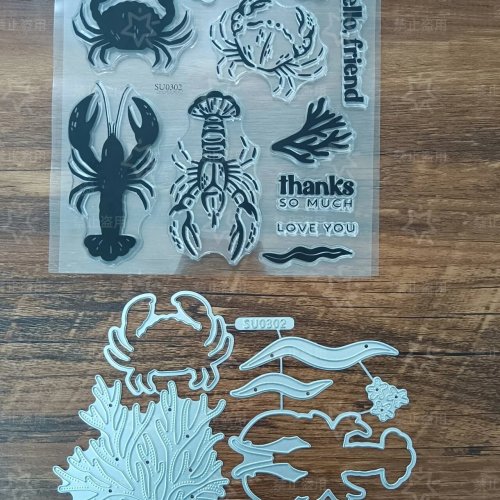 Matrices de corte de metal, sellos transparentes y plantillas con diseño de árbol de cumpleaños, champiñón y mariposa - para hacer tarjetas DIY, scrapbooking y decoración de manualidades