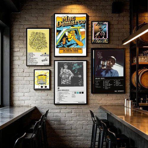 Plakat HD Mac DeMarco - Dekoracja ścienna do salonu, sypialni, korytarza, baru, biura - Obraz artystyczny