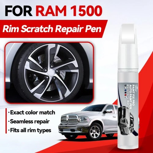 Toucher-up stift voor RAM 1500 – Krasverwijderaar voor modellen 1990-2026, DIY auto-accessoire (Zwart/Wit/Zilver)