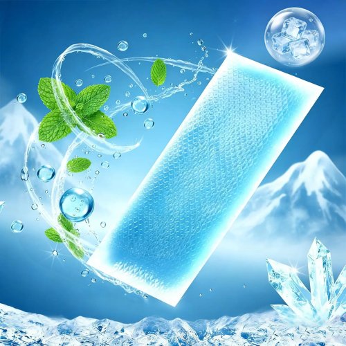 7pcs Cooling Patches - Long Lasting Gel Cooling Patch, Non-Woven Disposable Sticker, Refreshing Cold Compress