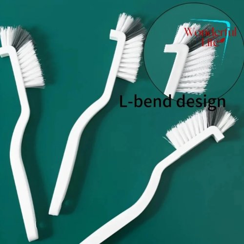 1/2/3 Cái Bàn chải vệ sinh bồn rửa phong cách Nhật Bản với tay cầm dài thiết kế khuỷu tay treo tường khe