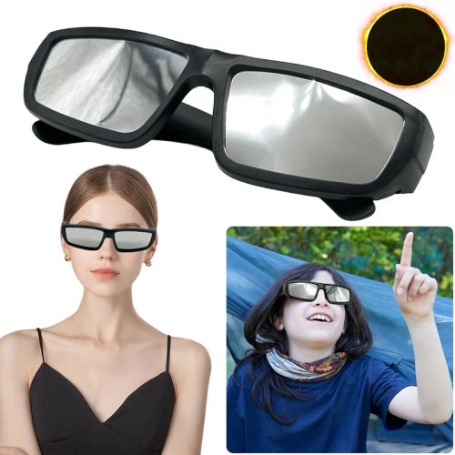 Lentes para Eclipse Solar – Lentes de seguridad certificados ISO (Paquete de 1/2/3/5) para observación