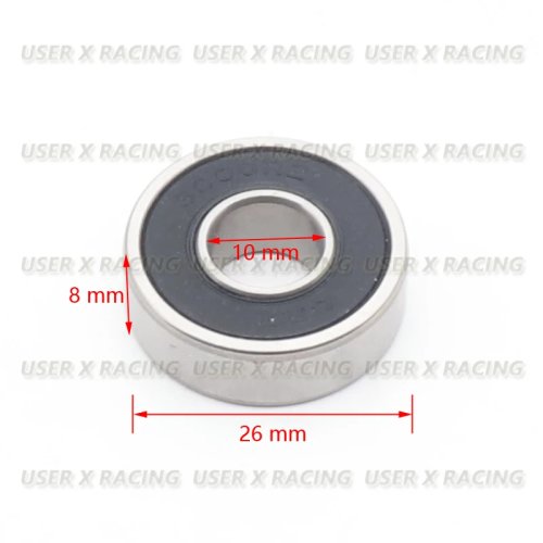 Rodamiento para moto universal 6000-2RS Alta calidad, duradero, impermeable, piezas de moto