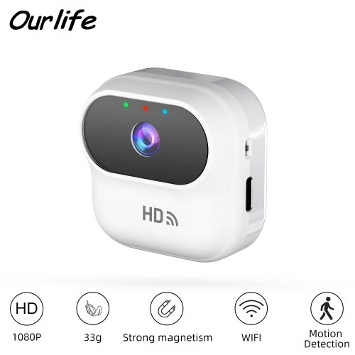Kamera Keamanan Mini WiFi A800 1080P Smart Home dengan Pelacakan Gerak