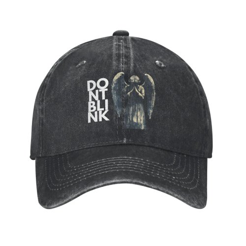 Czapka z daszkiem Doctor Who Weeping Angel, czapka sportowa z cytatem z filmu