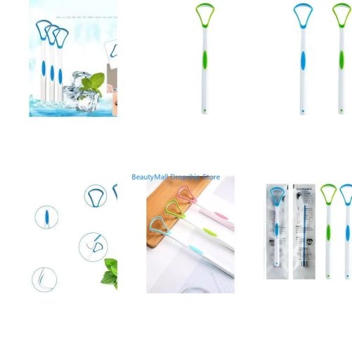 Tongue Scraper Cleaner Tongue Brush for Fresh Breath, Dental Oral Hygiene, Eliminates Bad Breath
