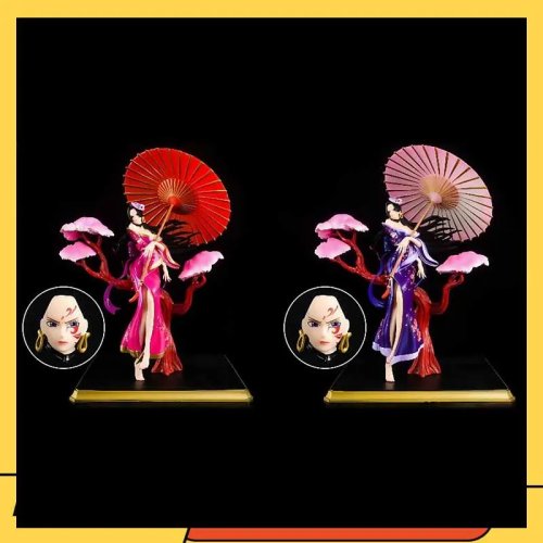 Figura de anime One Piece Boa Hancock, estátua modelo GK, decoração de secretária, presente de Natal