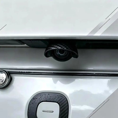 Car Rear View Camera Rain Cover - Waterproof Dustproof PVC Visor for Outdoor Parking (1/2/4 Pcs)