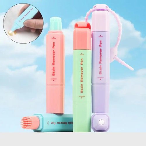 1個 白い衣類用染み抜きペン、携帯用無水オイル染み抜きペン 12ml、緊急ホットポット染み抜きペン