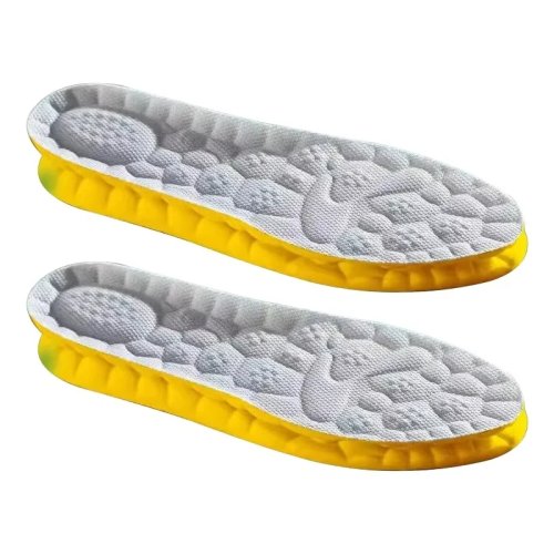 4D Cloud Technology Sporteinlegesohlen für Laufschuhe, weich, atmungsaktiv, stoßdämpfend, PU-Sohle, orthopädische Einlagen