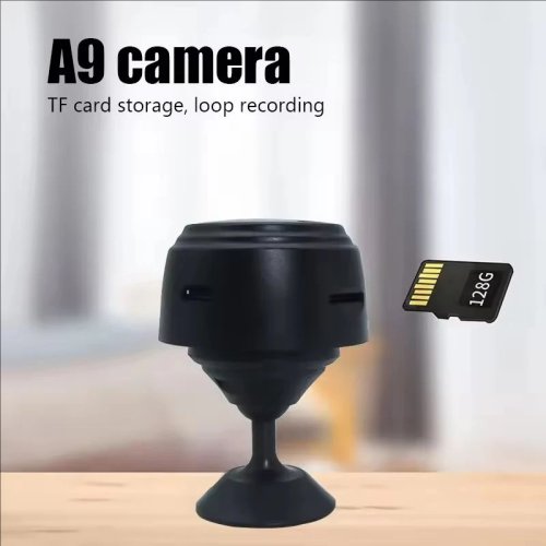 A9 Mini WiFi Smart Home Security Camera – Wireless Surveillance Camcorder with Remote Monitoring