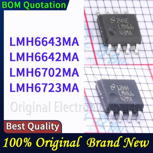 LMH6643MA LMH6642MA LMH6702MA LMH6723MA Операційні підсилювачі (ІС) - В наявності, відправка протягом 48 годин