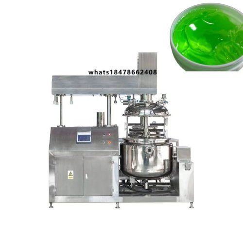 Nueva máquina para fabricar crema de manos con calentamiento eléctrico, homogeneizador al vacío, emulsionante y mezcladora de gel
