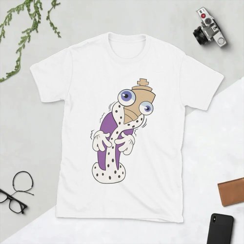 Camiseta de Hombre de Circo Digital de Dibujos Animados, 100% Algodón, Vintage Manga Corta Cuello Redondo