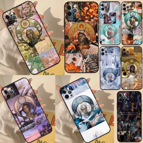 Funda para Samsung Galaxy A56 A36 A26 A16 A53 A13 A32 A12 A52 A35 A55 A15 A54 A34 A14 A17 A37 - A Court of Mist and Fury Sarah J Maas