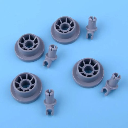 Kit di ricambio 4 pezzi per asse rullo del cestello inferiore della lavastoviglie, compatibile con Bosch 165314
