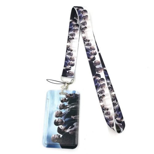 Lanyard Anime Fast and Furious, portabadge per tesserino, cordino per telefono e portachiavi