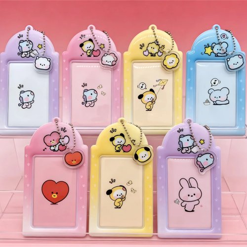 BT21 Koya RJ Shooky Mang Chimmy Tata Cooky Kartenset - Kreative Zeichentrickfiguren-Sammlung, Geschenk
