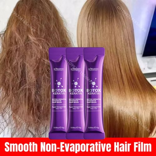 ケラチンヘアマスク：5秒補修、ダメージヘア・うねり髪に深い潤い