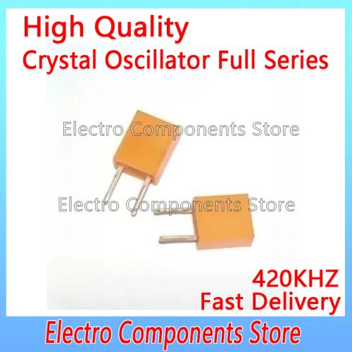 10 stuks 420kHz CRB420P 2-pins keramische resonator oscillator door gat (CRB400P CRB429P 400K 429K)