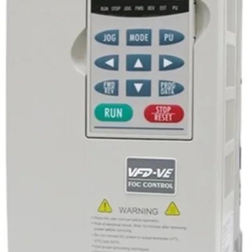 Преобразователь частоты Delta VFD007V43A-2 VFD-VE 750W (1 л.с.) 3-фазный 380В 600Гц для высокоскоростного шпиндельного двигателя ЧПУ