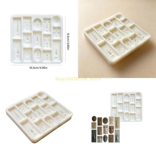 Moldes para pastel con cara, antiadherentes, fáciles de almacenar