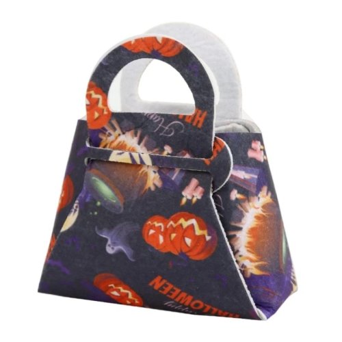 Bolsa de caramelos calabaza de Halloween para fiestas de disfraces infantiles
