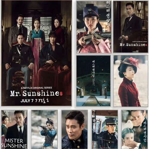 Romantische Serie M-Mr Sunshine Poster - Klassische Wandkunst, Heimdekoration, Abziehbar und Klebend, Ungerahmt