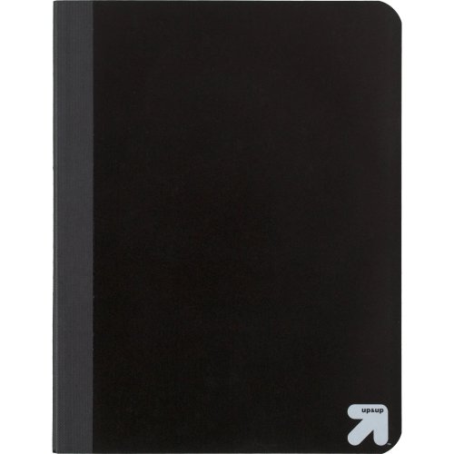 สมุดโน้ตปกดำเส้นบรรทัดแบบคอลเลจ: 7.5x9.75 นิ้ว, 70 หน้า, ปกอ่อน, เย็บเล่ม, กระดาษเส้นบรรทัด