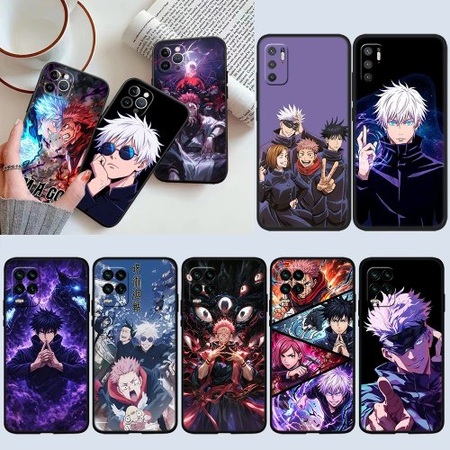 DI5 Ốp lưng điện thoại Anime Gojo Jujutsu Kaisen cho Samsung Galaxy A11 A12 A13 A15 A52S A53 A55 A56 A70 A71 A72 A73 F06 F16 F56 S10 Plus S10e