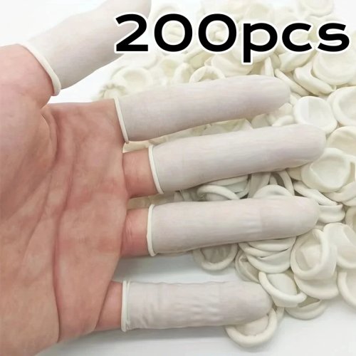 20/200 pz Ditali in Lattice, Antiscivolo, Resistenti, Elastici, per Elettronica e Medico