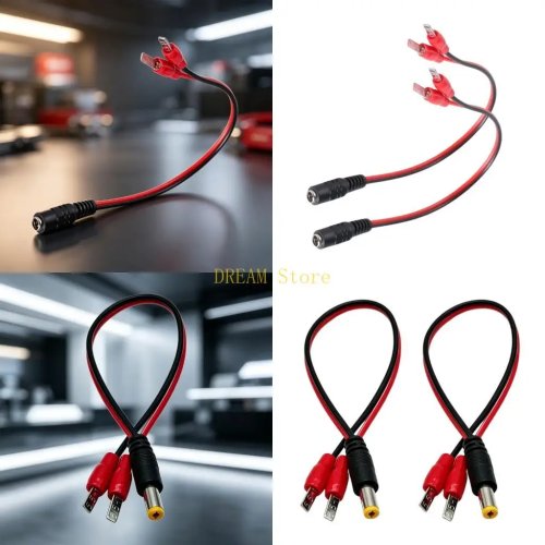 Kabel Pengisian Baterai DC5521 Male ke C45 untuk Baterai Alat Listrik, 12V-42V, untuk Level Laser