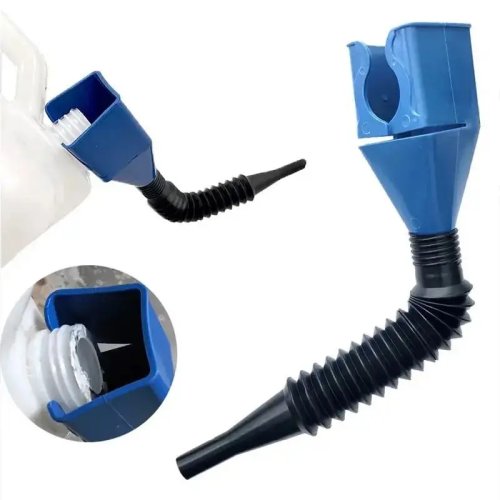 Entonnoir à huile en plastique pour voiture et moto, outil de vidange avec filtre