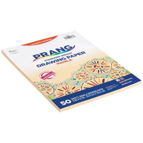 Construction Paper 9x12, 50 Sheets, Off-White, Uncoated, Art Supplies