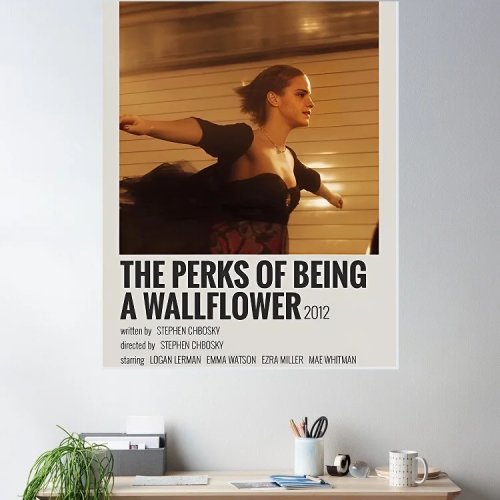 The Perks of Being a Wallflower Movie Poster, Canvas Art Print, Living Room Wall Decor