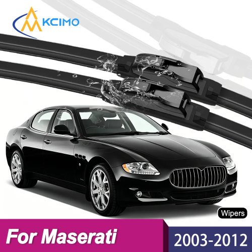 2x Premium Allwetter-Scheibenwischer für Maserati Quattroporte M139 2003-2012, klare Sicht