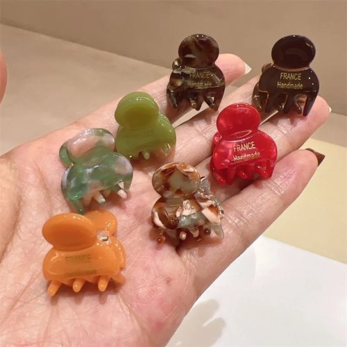 2 Pezzi Piccole Pinze per Capelli in Acetato, Carine Clip per Capelli per Ragazze e Donne