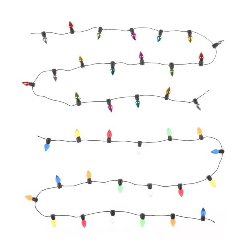Miniatuur slingerlampjes voor poppenhuis - 1m/0.5m - kleurrijk voor DIY