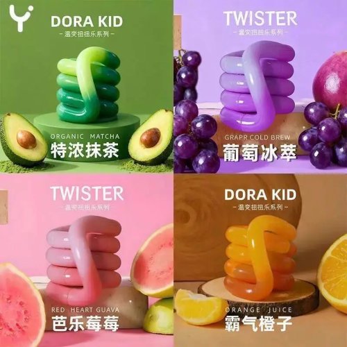 Đồ Chơi Fidget Twist Đổi Màu Tange Chính Hãng - Giảm Căng Thẳng Cảm Giác Cho ADHD, Thanh Thiếu Niên, Người Lớn, Quà Để Bàn
