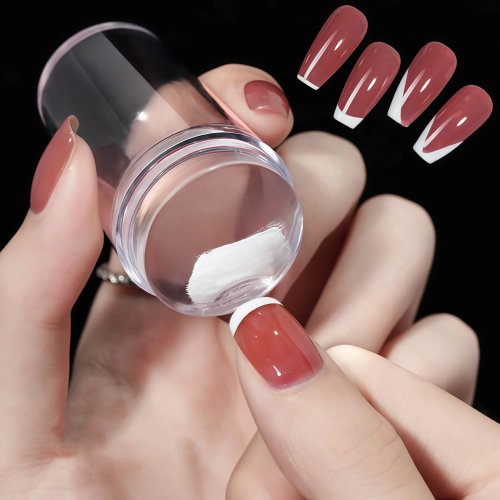 Cat Kuku Gel Jelly Pink Natural Sheer, Soak Off, Kering UV/LED, untuk Manikur French Tip