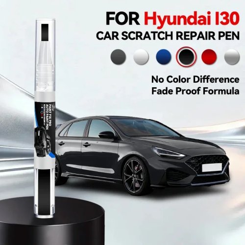 Pisak do Lakieru Hyundai I30 - Usuwanie Rys - Akcesorium Samochodowe DIY (Czarny/Biały/Żółty)