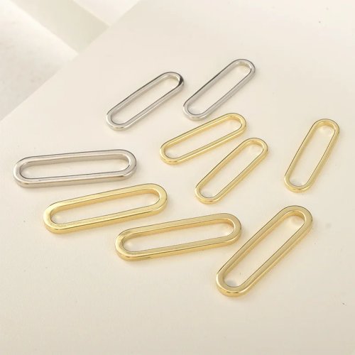 14K goudkleurige ketting met pinnen en verbindingsringen voor DIY sieraden maken - Materiaal voor armband, ketting, oorbellen