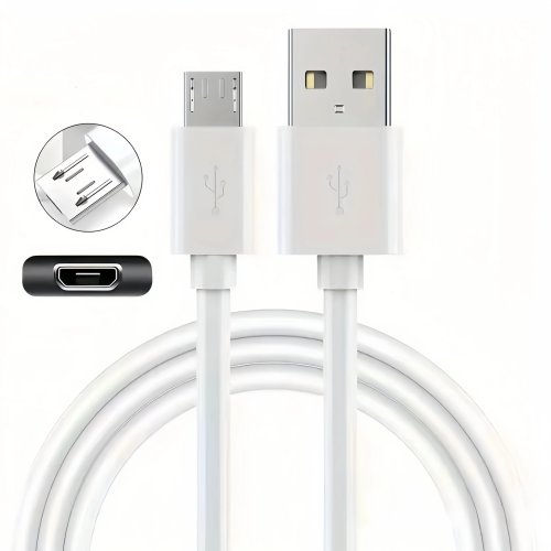 Cabo de extensão de carregamento USB para Micro USB, núcleo de cobre puro, isolamento em PVC, baixa resistência, carregamento rápido e estável, 1m 3m 5m 10m