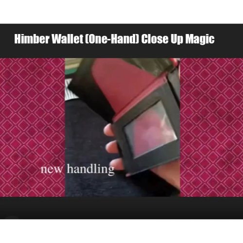 Carteira Himber (Uma mão) Truques de magia de perto Gimmicks Troca de notas Transposição de cartas Previsão Desaparecimentos Acessórios de mágico