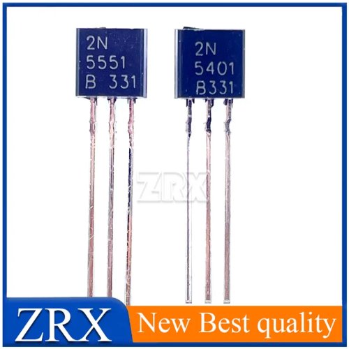 10 cái/Lô Mới Nguyên gốc 2N5551 TO-92 A / 160V 0.6 NPN Transistor Công Suất Thấp Triode Còn Hàng