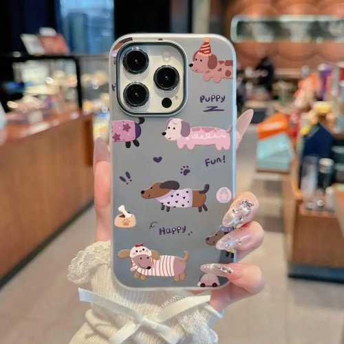 Casing HP Lucu Anak Anjing Dachshund untuk Xiaomi Redmi Note Series, Berbagai Model