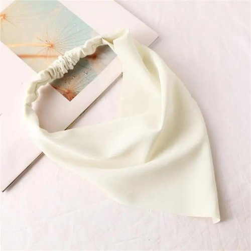 Bandana triangular antiderrapante para senhora, tecido fino, para desportos ao ar livre e proteção solar